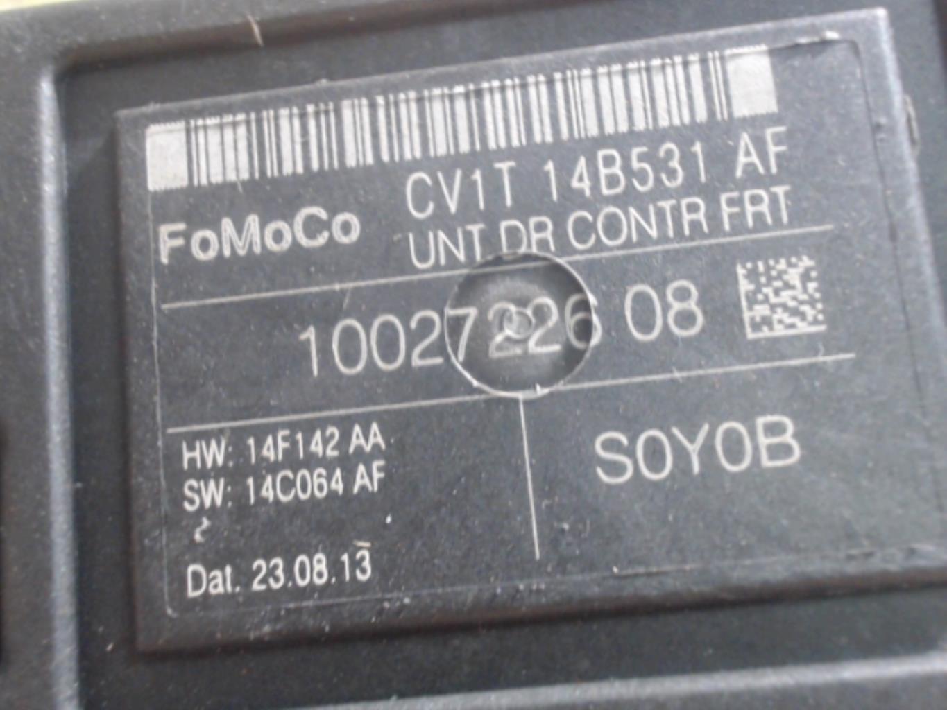 Boitier de centralisation FORD FIESTA 6 PHASE 2 Diesel - 1