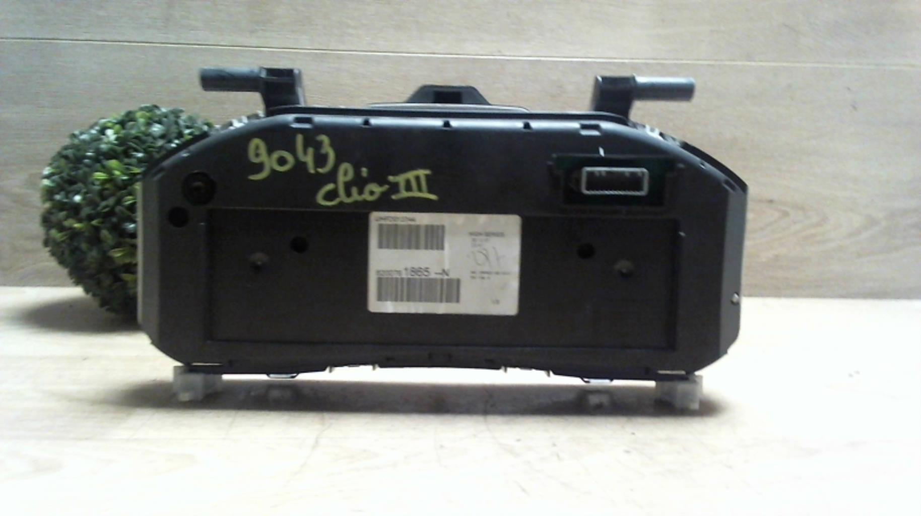 Compteur RENAULT CLIO 3 PHASE 1  - 1