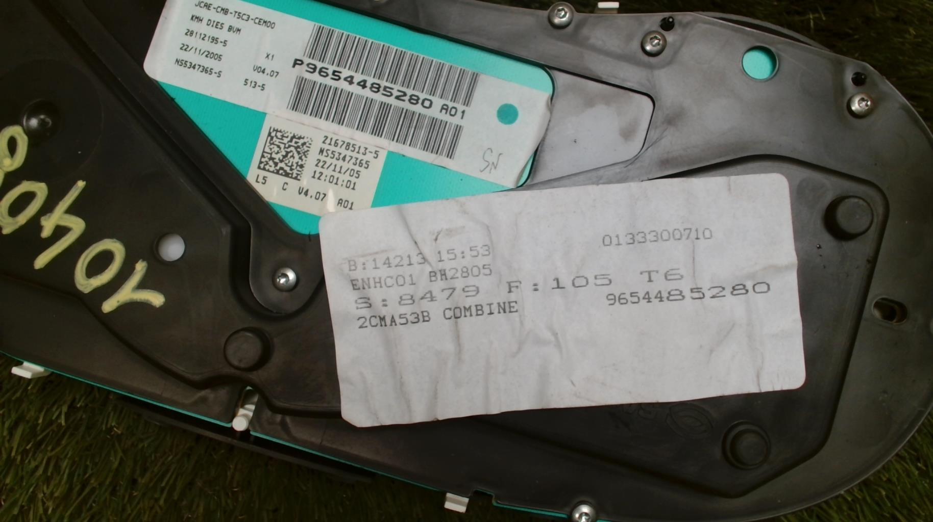 Compteur PEUGEOT 307 PHASE 2 BREAK Diesel - 1