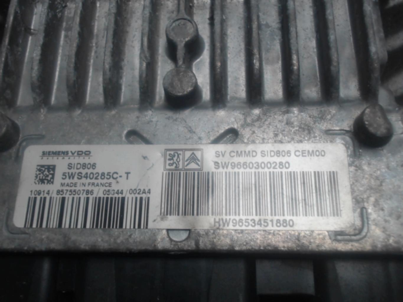 Calculateur CITROEN C3 1 PHASE 1 Diesel - 1
