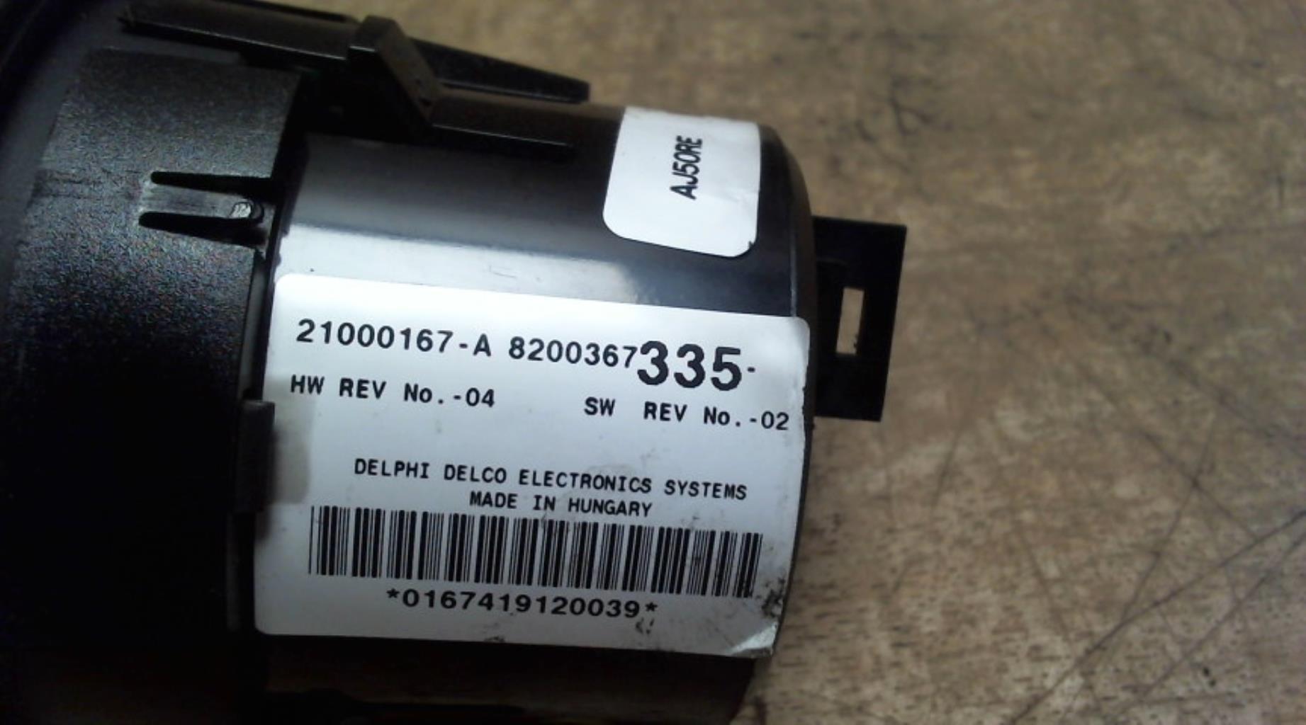 Commande chauffage RENAULT ESPACE 4 PHASE 1 Diesel - 1