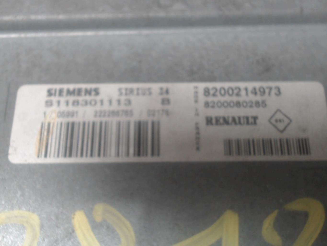 Calculateur moteur RENAULT CLIO 2 PHASE 2 Essence - 1