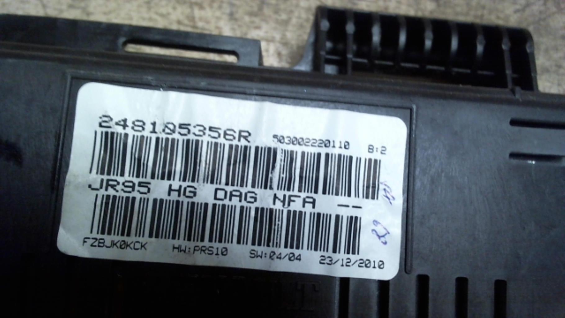 Compteur RENAULT GRAND SCENIC 3 PHASE 1 Diesel - 1