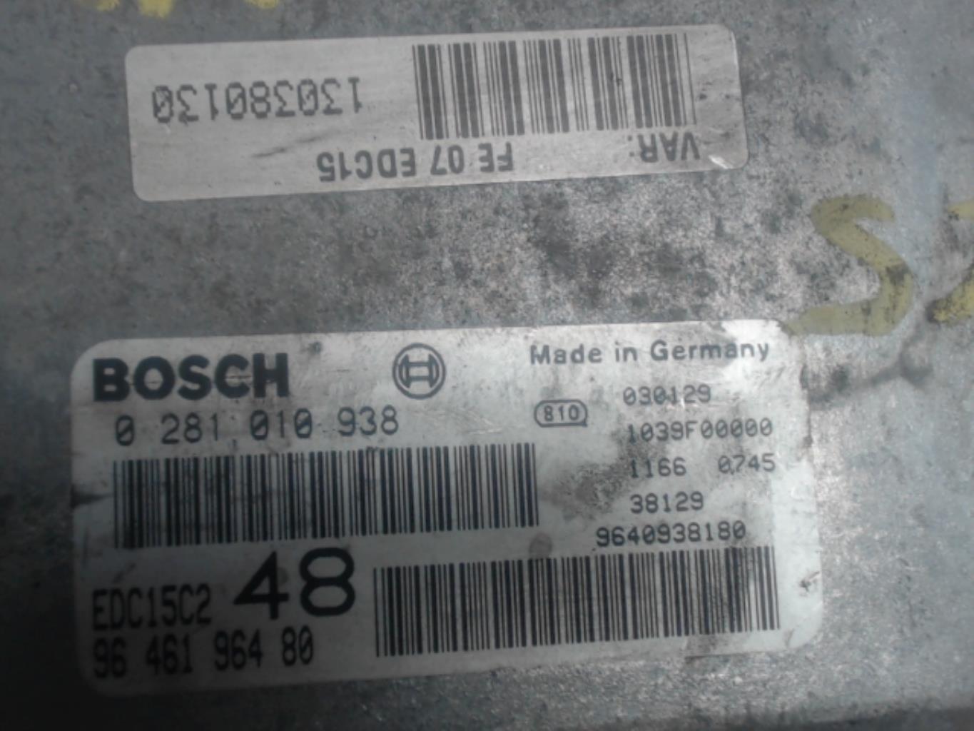 Calculateur CITROEN C5 1 PHASE 1 Diesel - 1