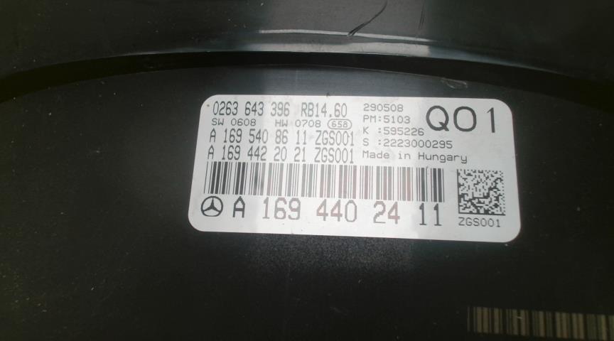 Compteur MERCEDES CLASSE B 245 PHASE 2 Diesel - 1