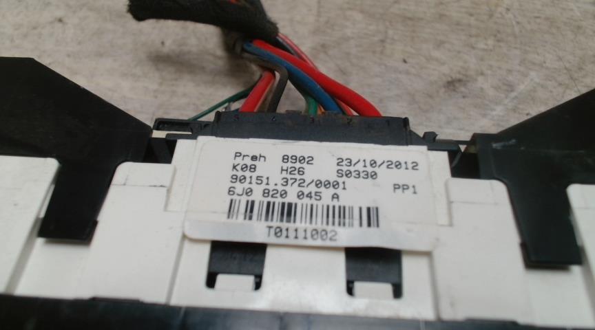 Commande chauffage SEAT IBIZA 4 PHASE 2 Diesel - 1