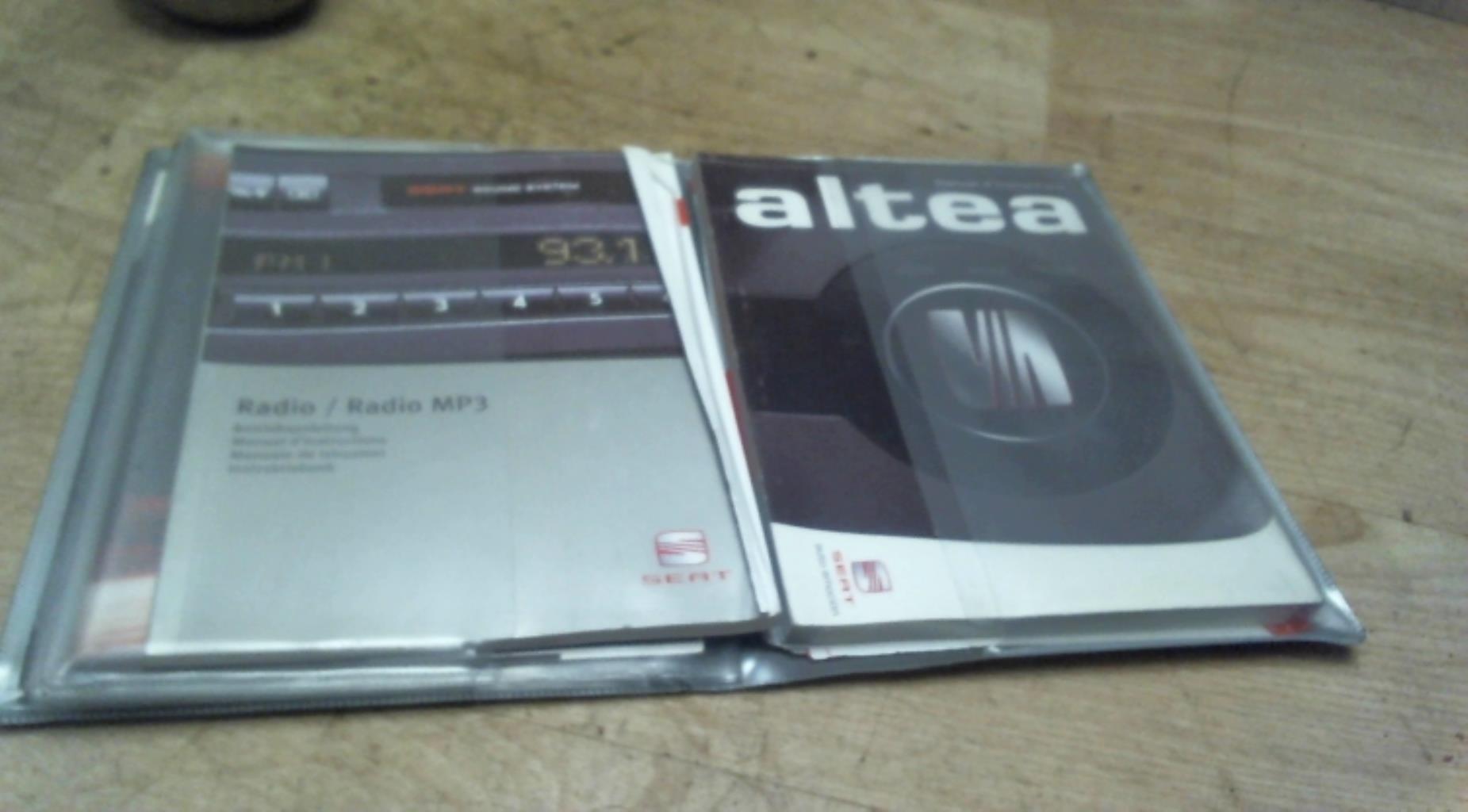 Carnet de bord SEAT ALTEA PHASE 1 Diesel - 1