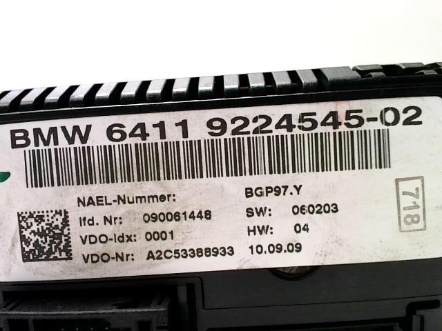 Commande chauffage BMW SERIE 3 E90 PHASE 2 Diesel - 1