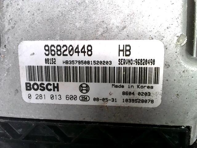 Calculateur CHEVROLET LACETTI 1 Diesel - 1