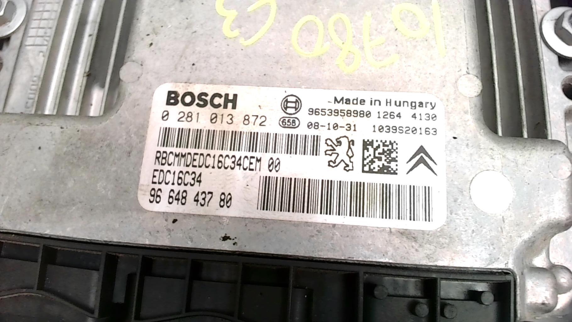 Calculateur CITROEN C3 1 PHASE 2 Diesel - 1