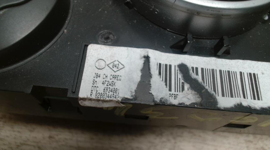 Commande chauffage RENAULT SCENIC 2 PHASE 1 Diesel - 1