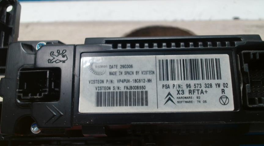 Commande chauffage CITROEN C5 1 PHASE 2 Diesel - 1