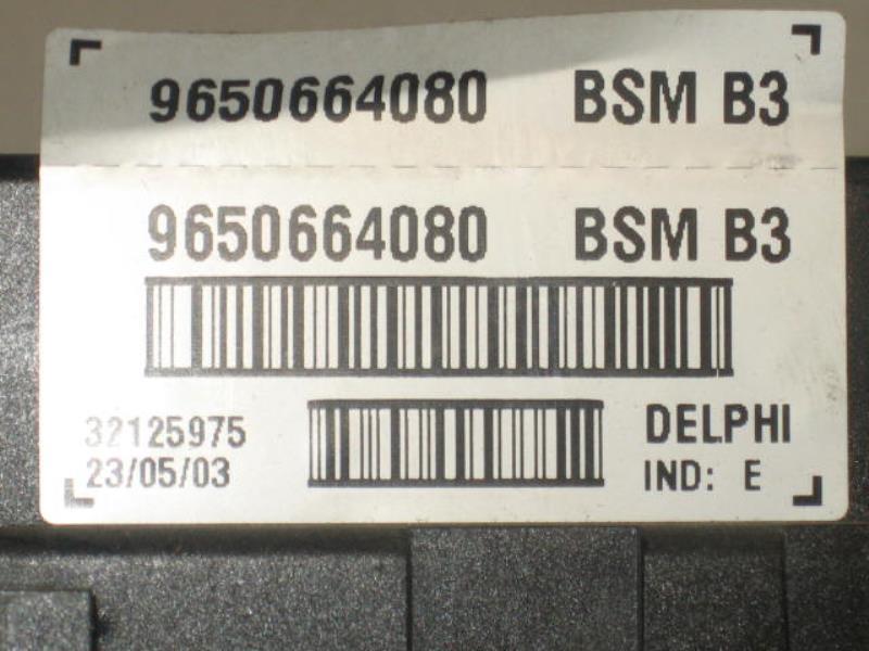 Scatola motore ausiliaria (BSM) PEUGEOT 307 PHASE 1 Gasolina - 1