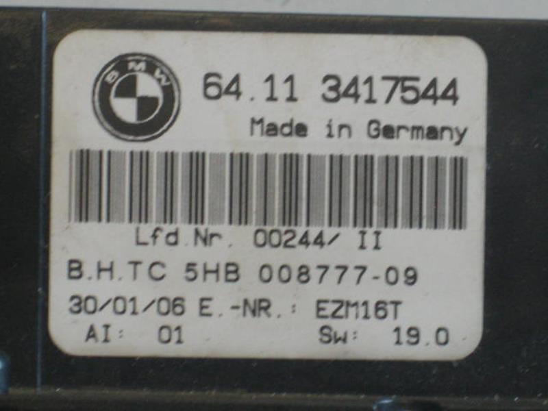 Commande chauffage BMW X3 E83 PHASE 1 Diesel - 1