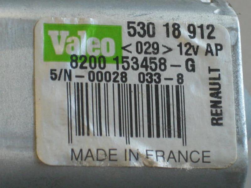 Motore tergicristallo posteriore RENAULT GRAND SCENIC 2 PHASE 2 Diésel - 1