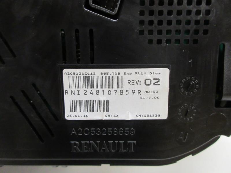 Compteur RENAULT MEGANE 3 PHASE 1 Diesel - 1