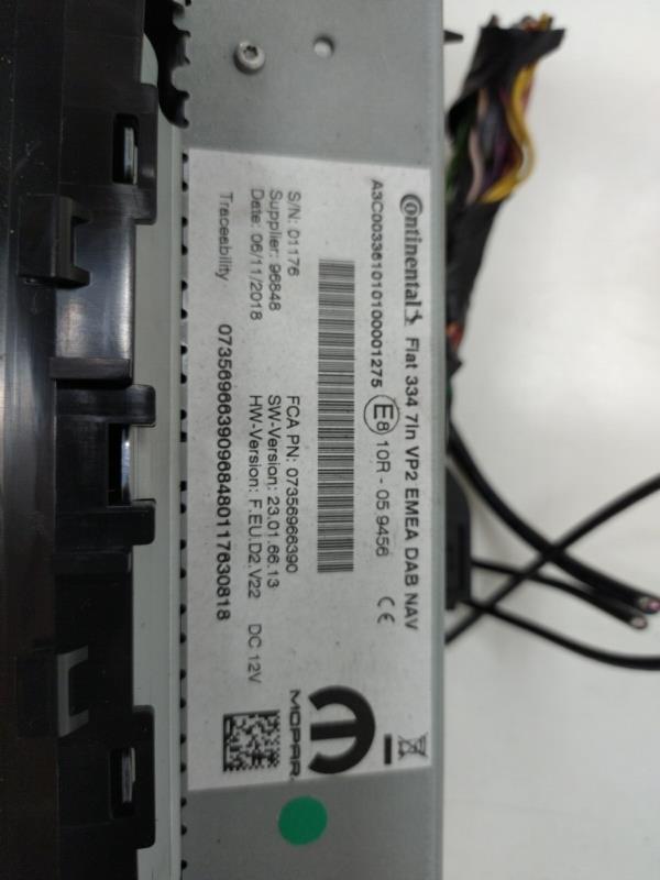 Ecran GPS FIAT 500X PHASE 2 Diesel - 1