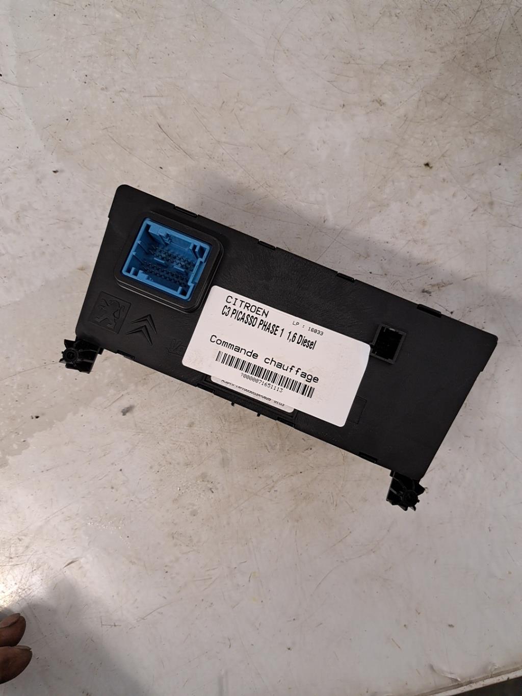Commande chauffage CITROEN C3 PICASSO PHASE 1 Diesel - 1