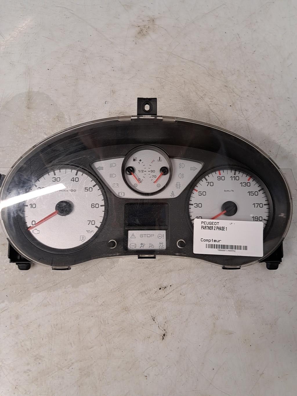 Compteur PEUGEOT PARTNER 2 PHASE 1  - 1