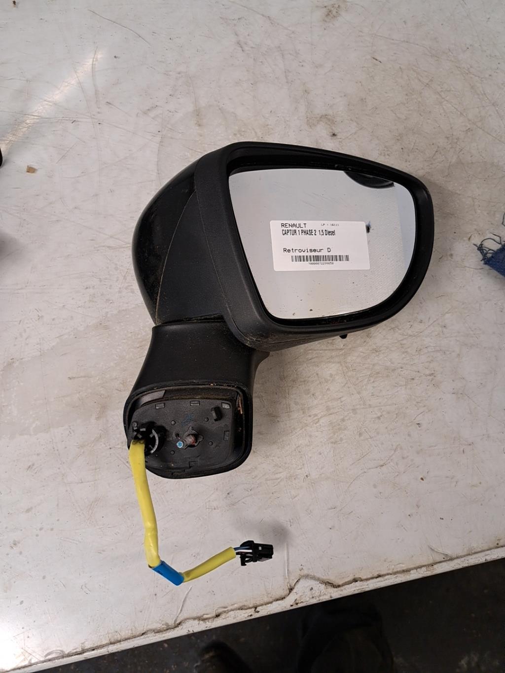 Retroviseur droit RENAULT CAPTUR 1 PHASE 2 Diesel - 1
