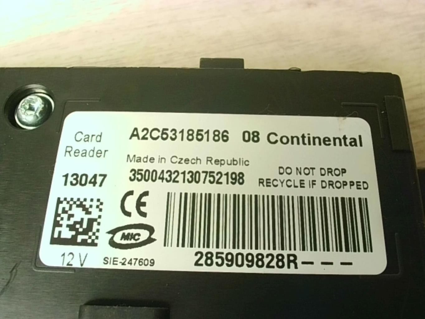 Lettore schede (bloccasterzo) RENAULT ZOE 1 Electricidad - 1