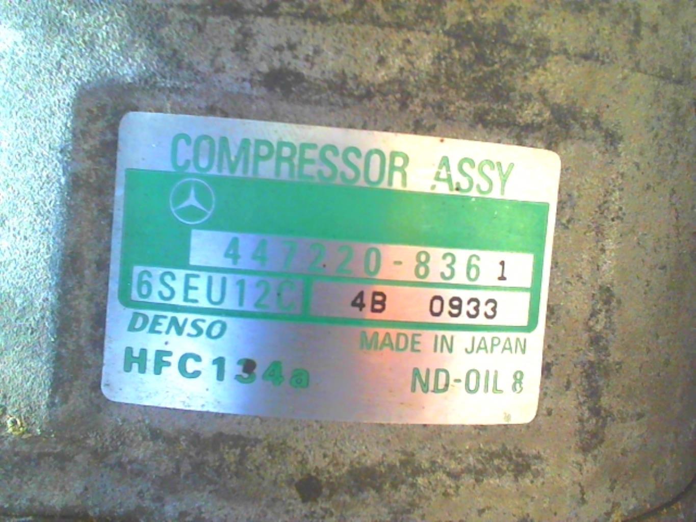 Compressore clima MERCEDES CLASSE A 168 PHASE 1 Diésel - 1