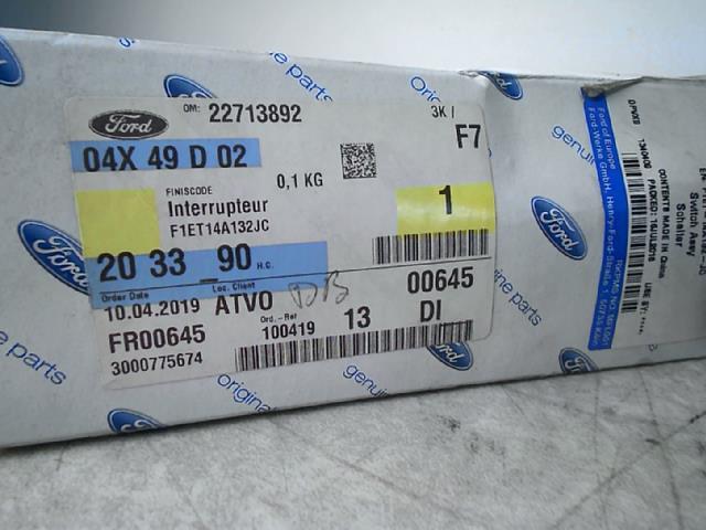 Interruttore lavacristalli anteriore sinistro FORD KUGA 1  - 1