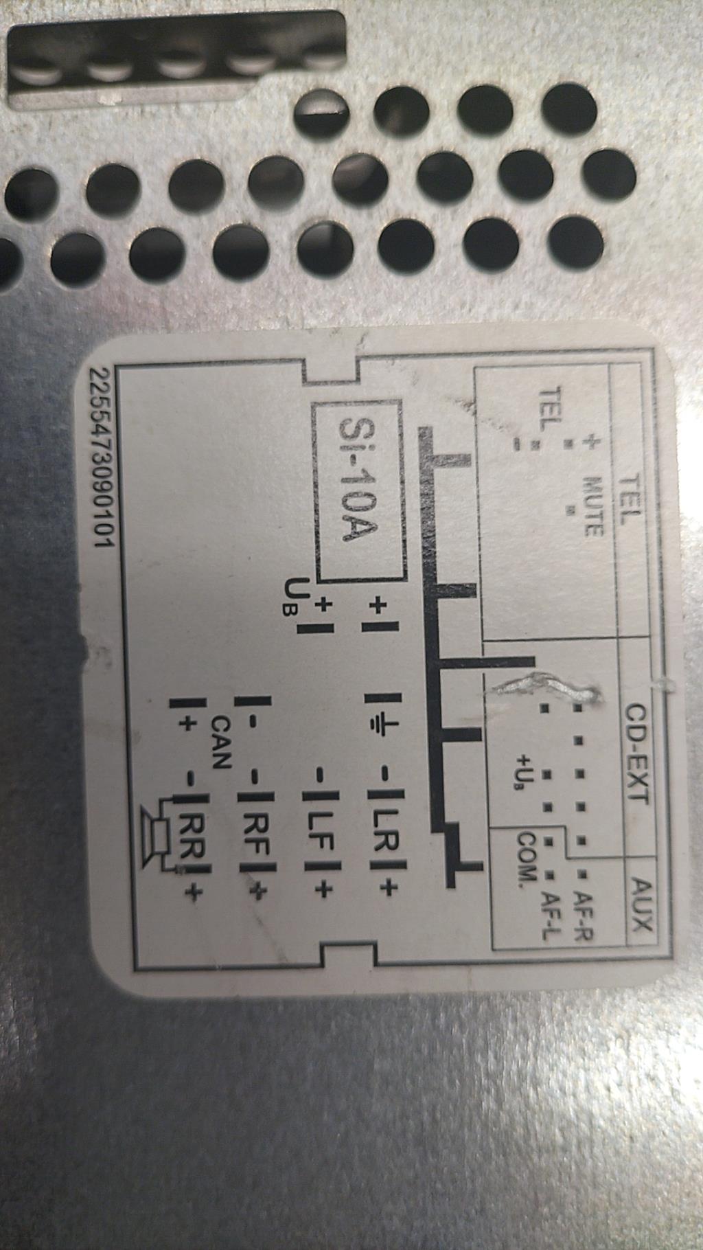 Autoradio originale SEAT IBIZA 4 PHASE 1 Gasolina - 1