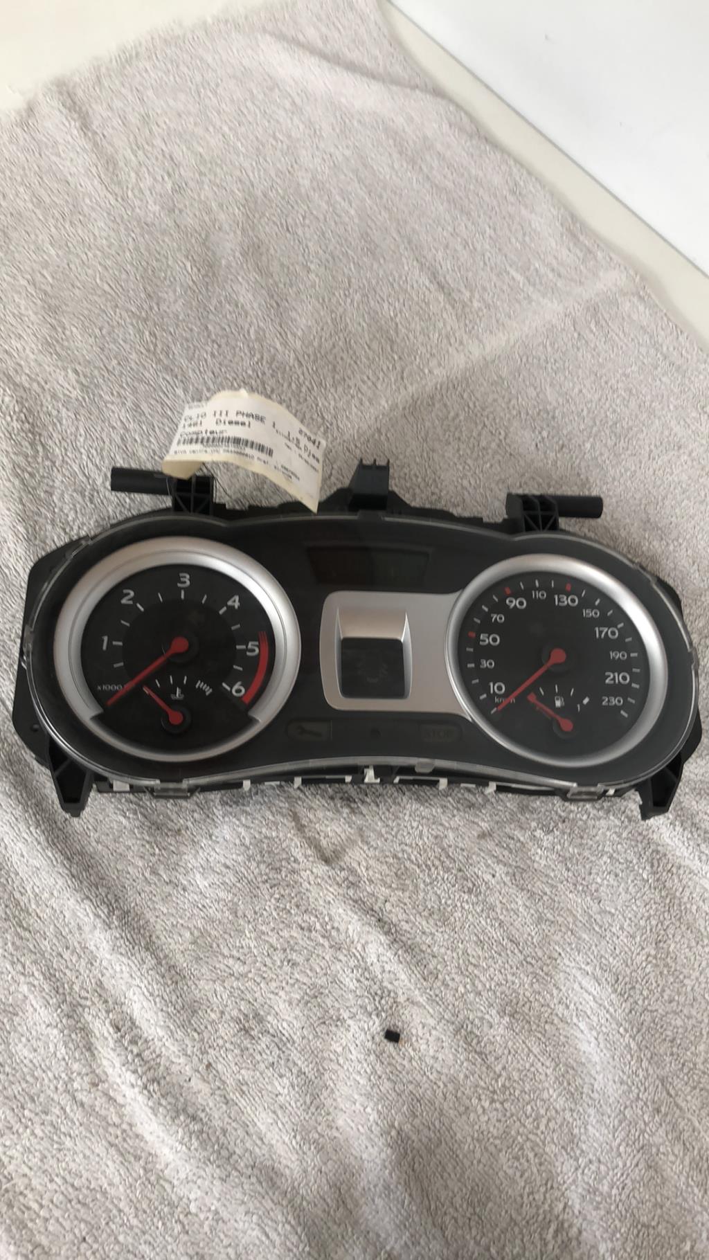 Compteur RENAULT CLIO 3 PHASE 1 Diesel - 1