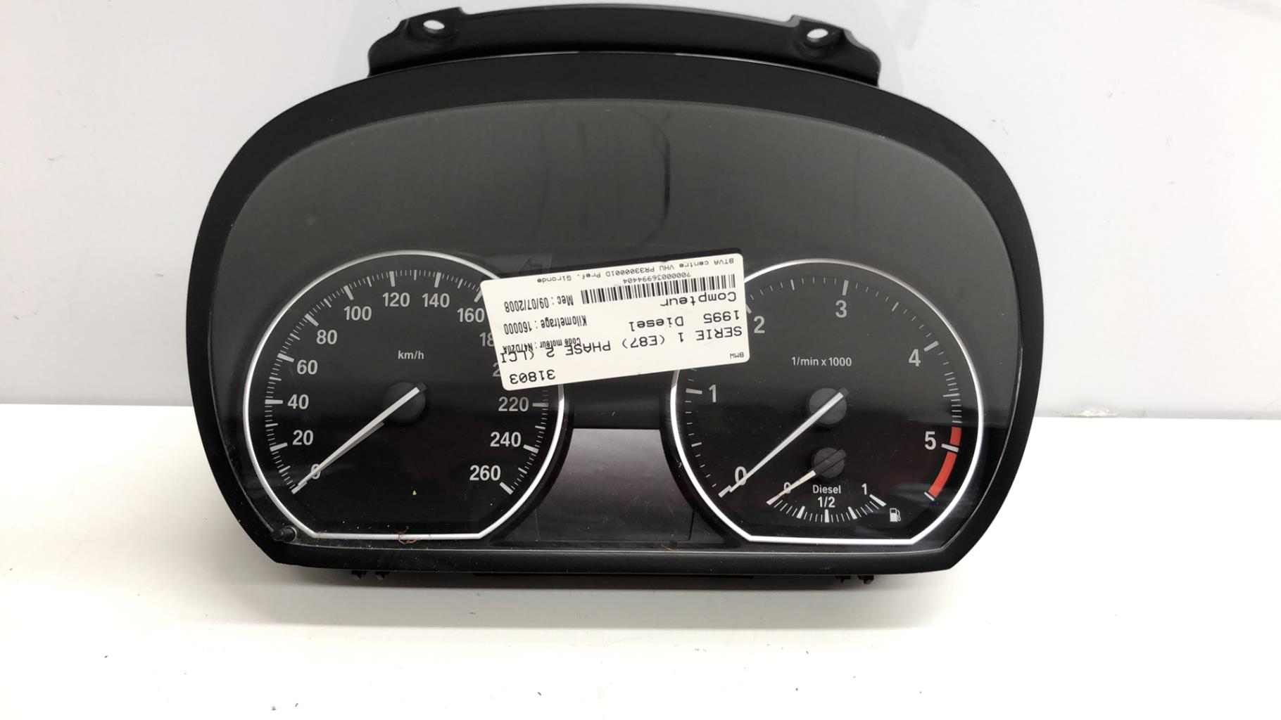 Compteur BMW SERIE 1 E81 Diesel - 1