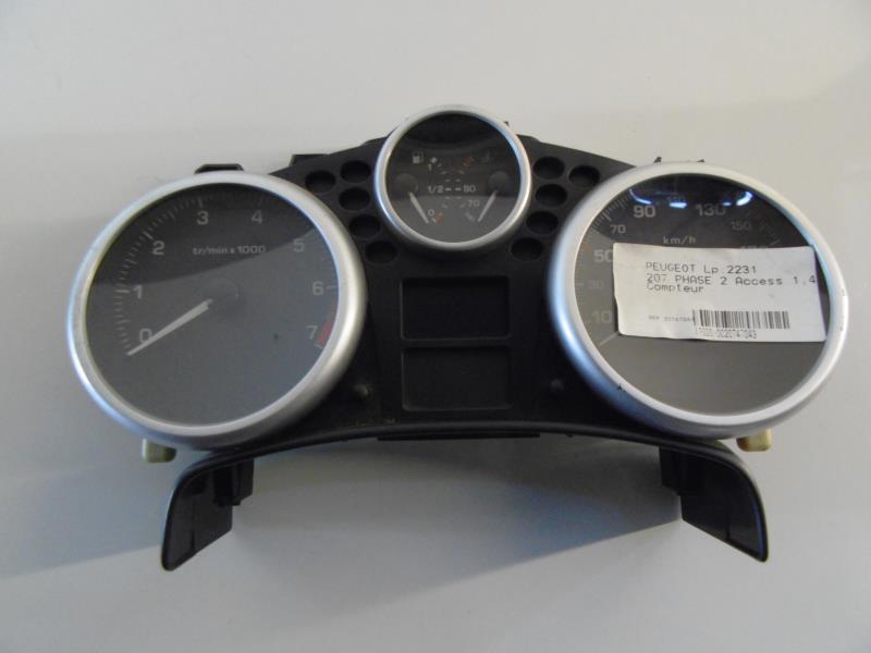 Compteur PEUGEOT 207 PHASE 2 Essence - 1