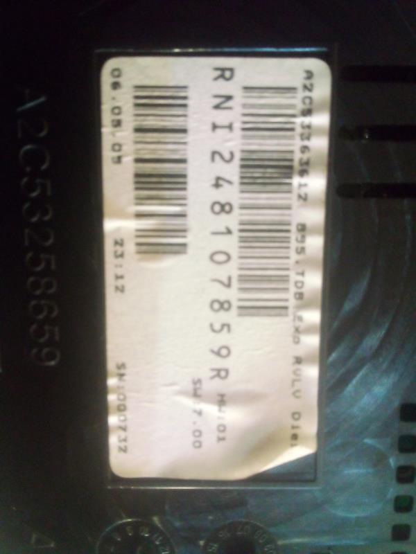 Compteur RENAULT MEGANE 3 PHASE 1 Diesel - 1