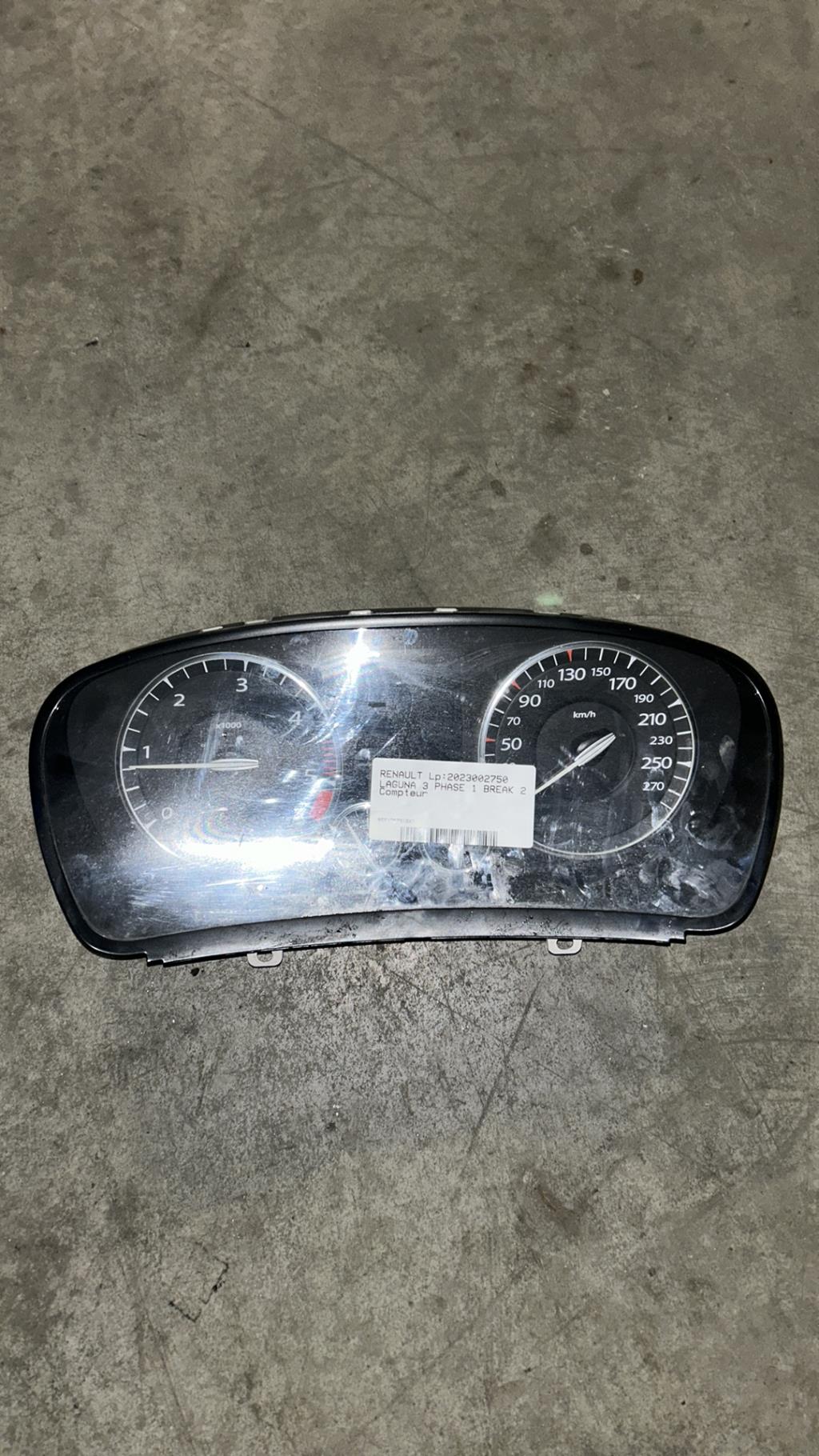 Compteur RENAULT LAGUNA 3 PHASE 1 BREAK Diesel - 1