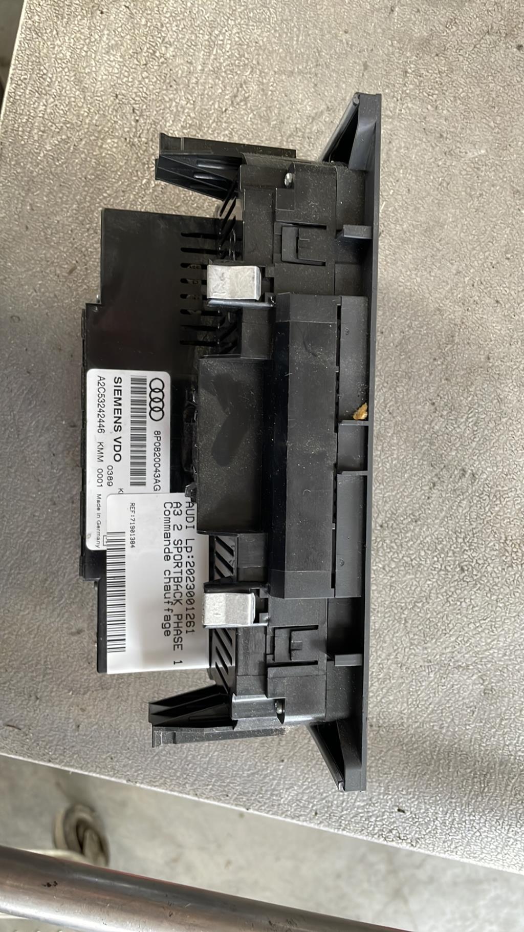 Commande chauffage AUDI A3 2 SPORTBACK PHASE 1 Diesel - 1