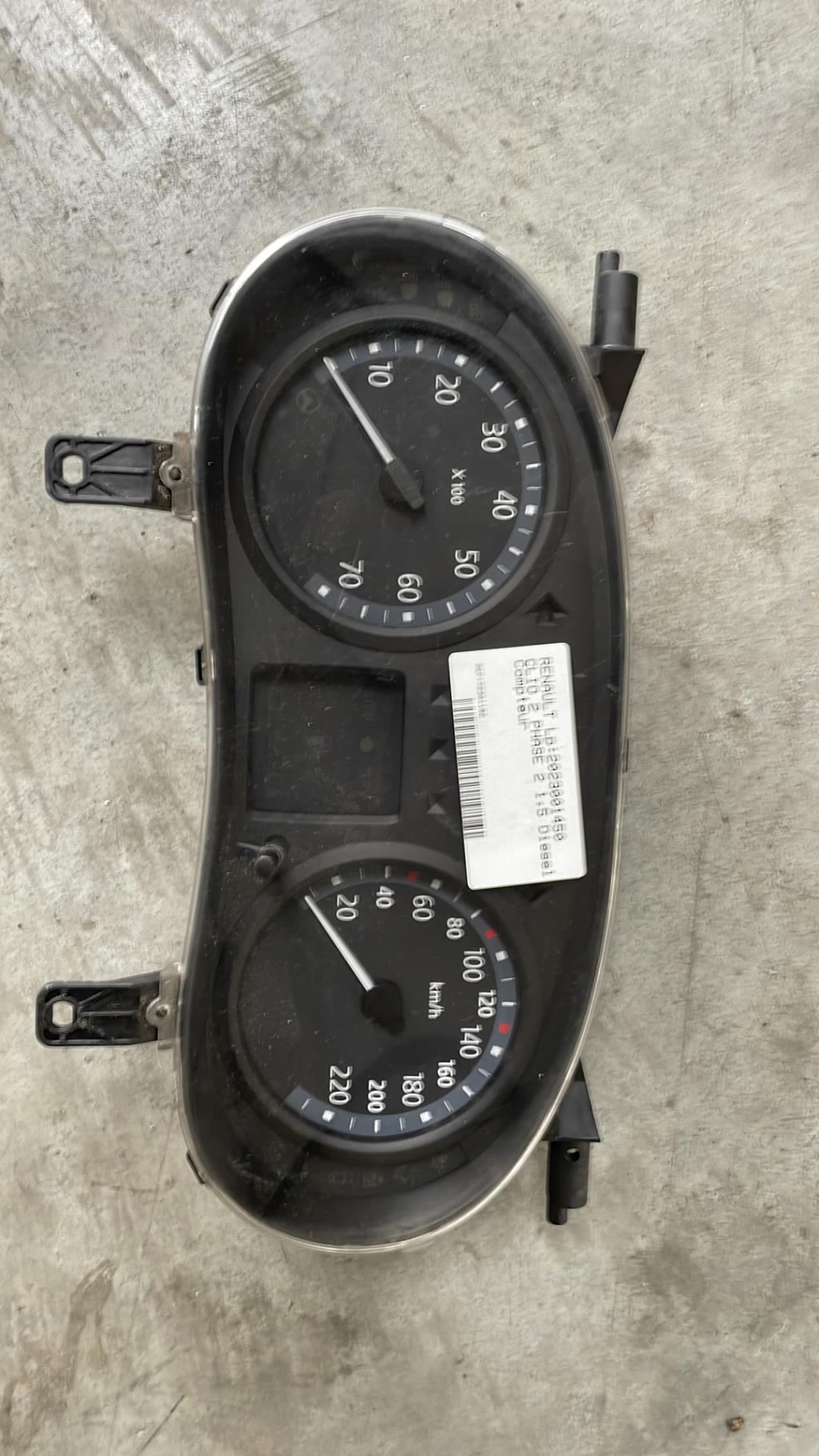 Compteur RENAULT CLIO 2 PHASE 2 Diesel - 1