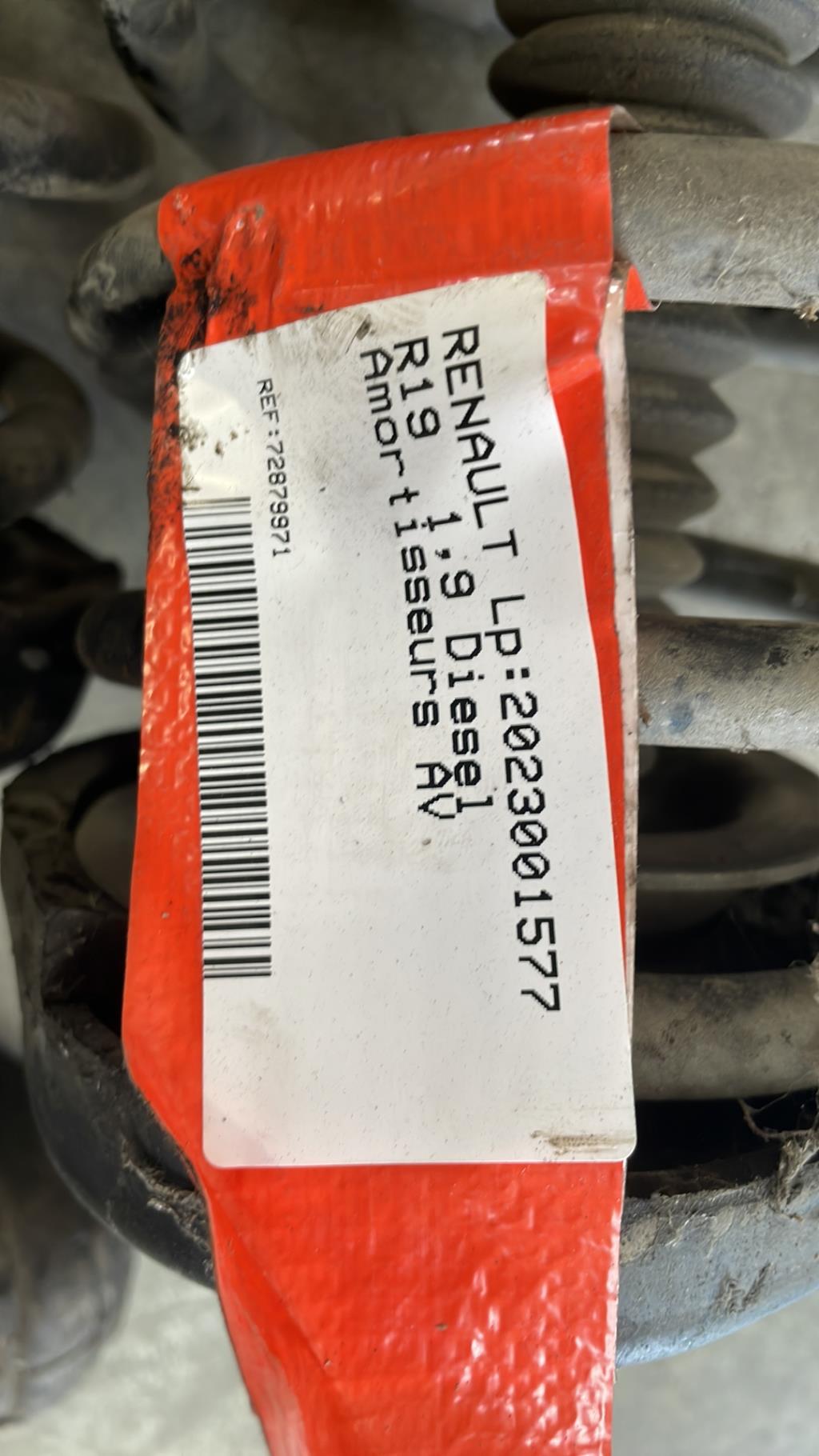 Amortisseurs avant RENAULT R19 Diesel - 1