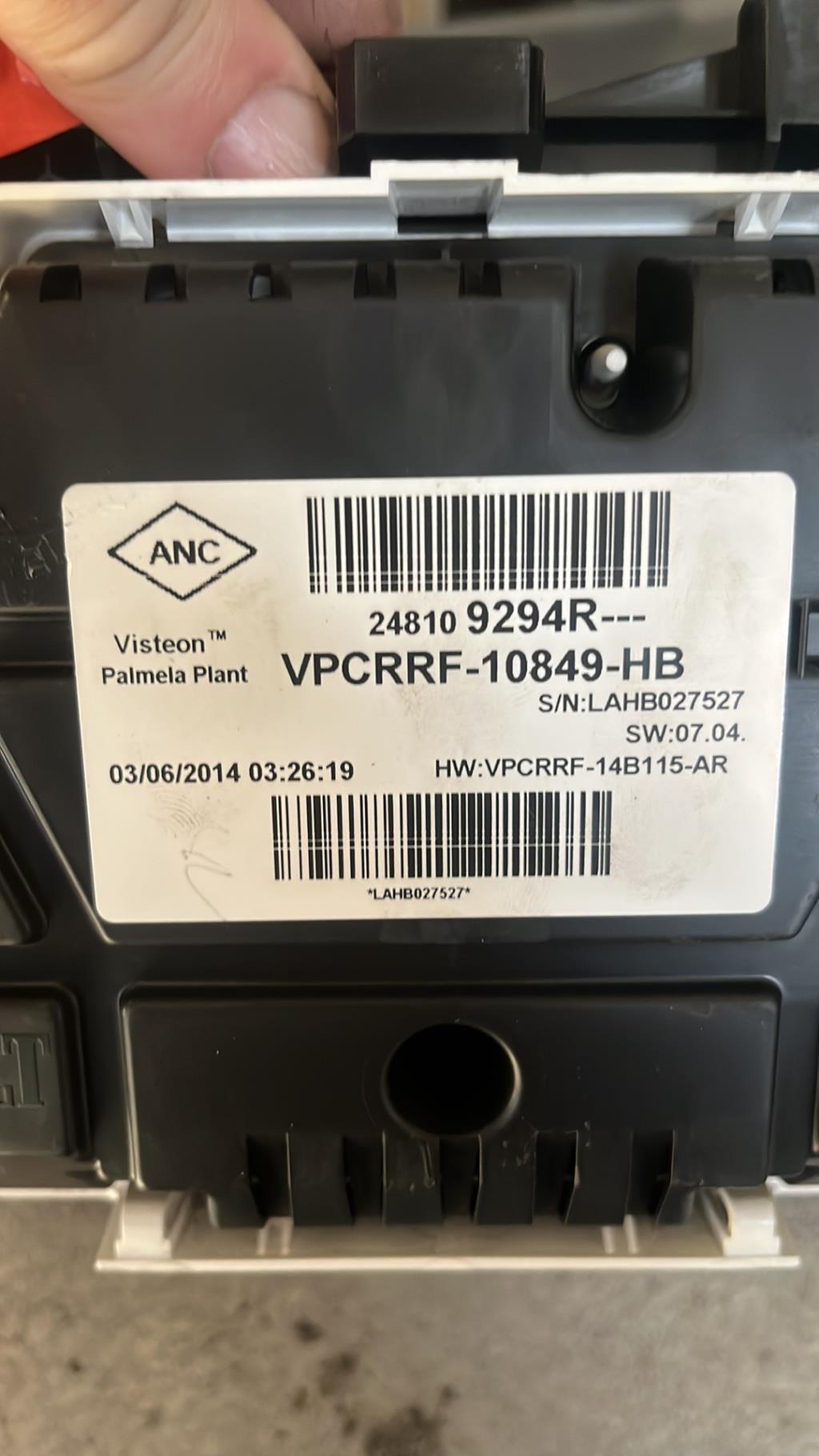 Compteur RENAULT CLIO 4 PHASE 1 Diesel - 1