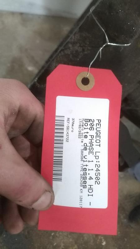 Boite de vitesses PEUGEOT 206 PHASE 1 Diesel - 1
