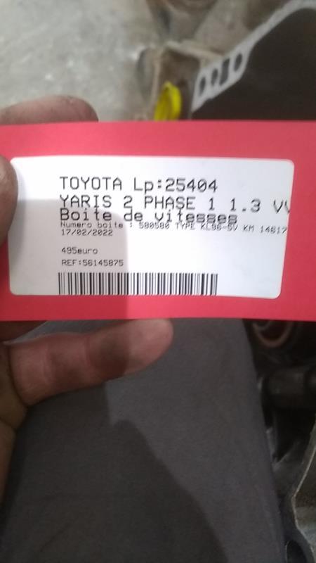 Boite de vitesses TOYOTA YARIS 2 PHASE 1 Essence - 1