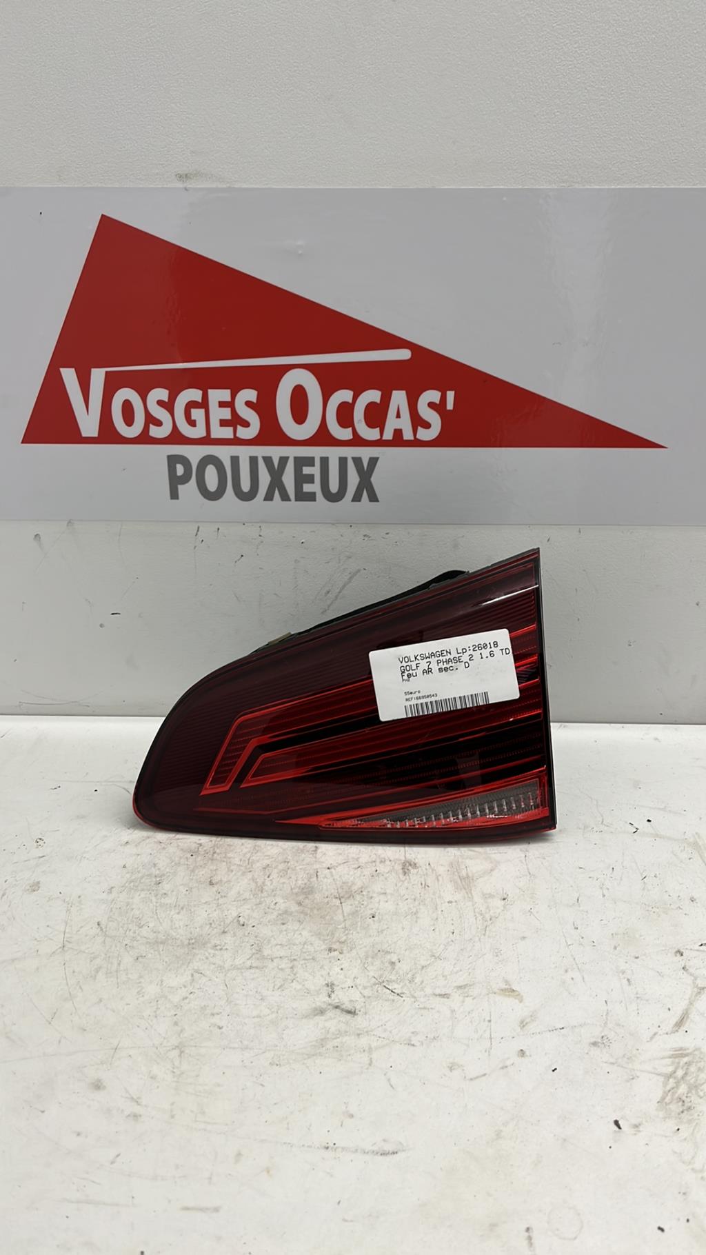 Feu arriere secondaire droit (feux) VOLKSWAGEN GOLF 7 PHASE 2 Diesel - 1