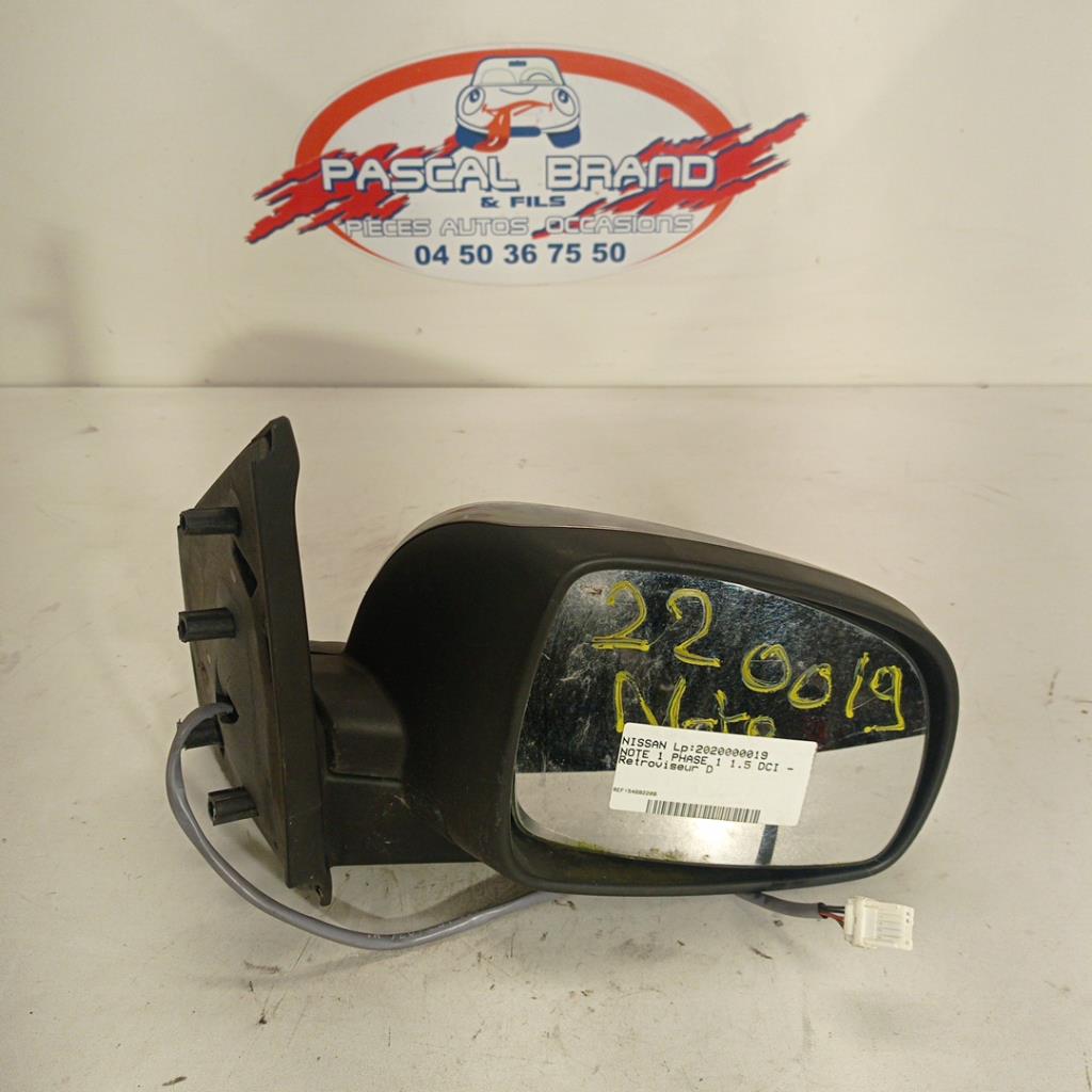 Retrovisor derecho NISSAN NOTE 1 PHASE 1 Diésel - 1