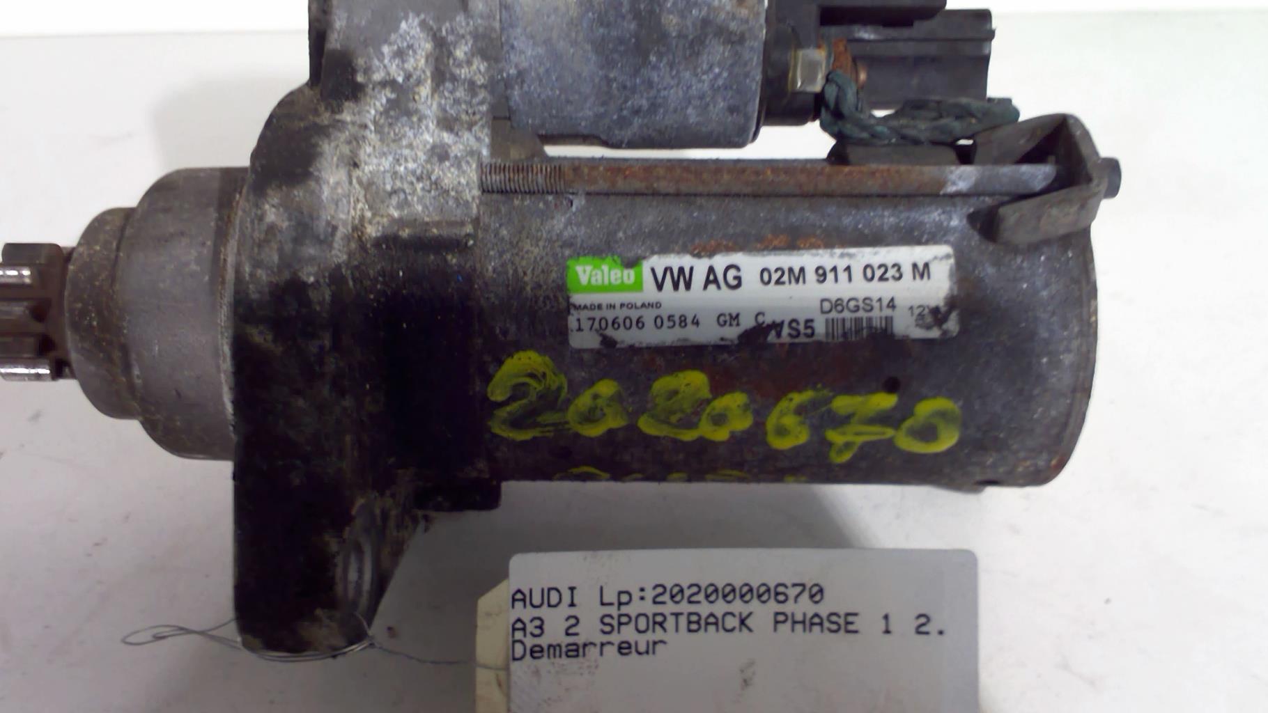 Demarreur AUDI A3 2 SPORTBACK PHASE 1 Essence - 1