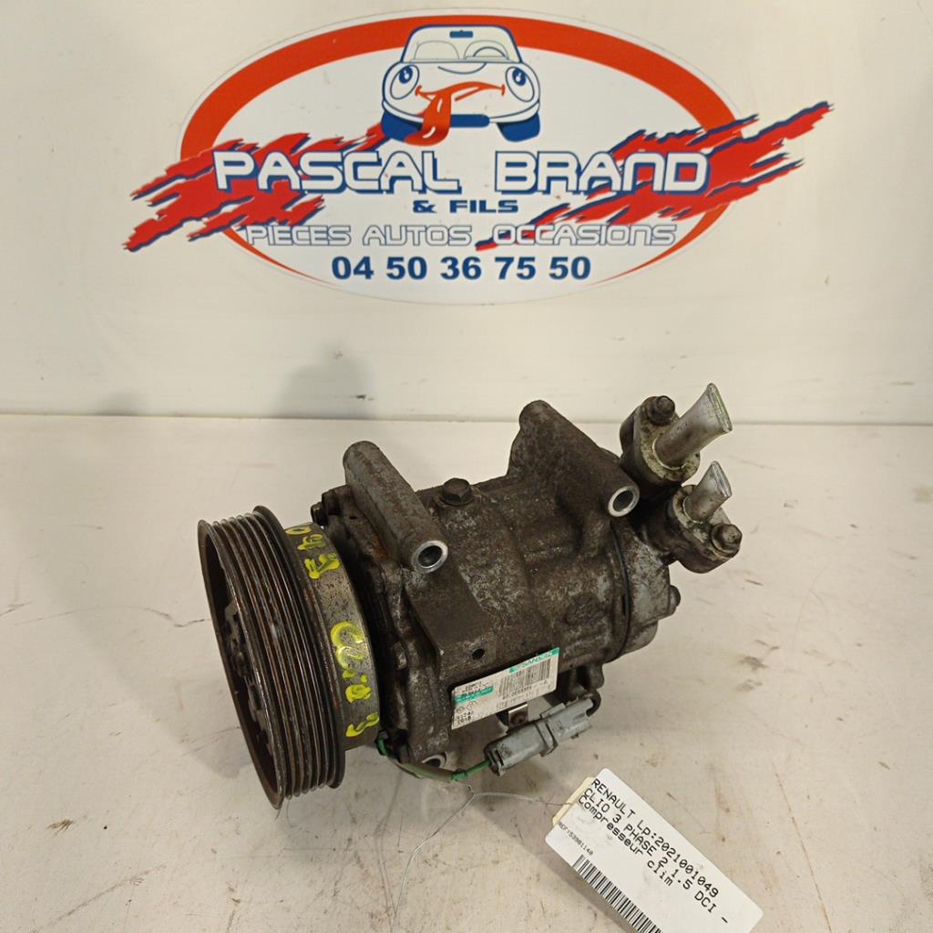 Compresseur clim RENAULT CLIO 3 PHASE 2 Diesel - 1