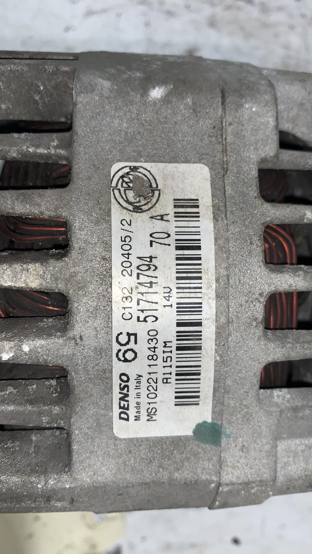 Alternatore FIAT PUNTO 2 PHASE 2 Gasolina - 1
