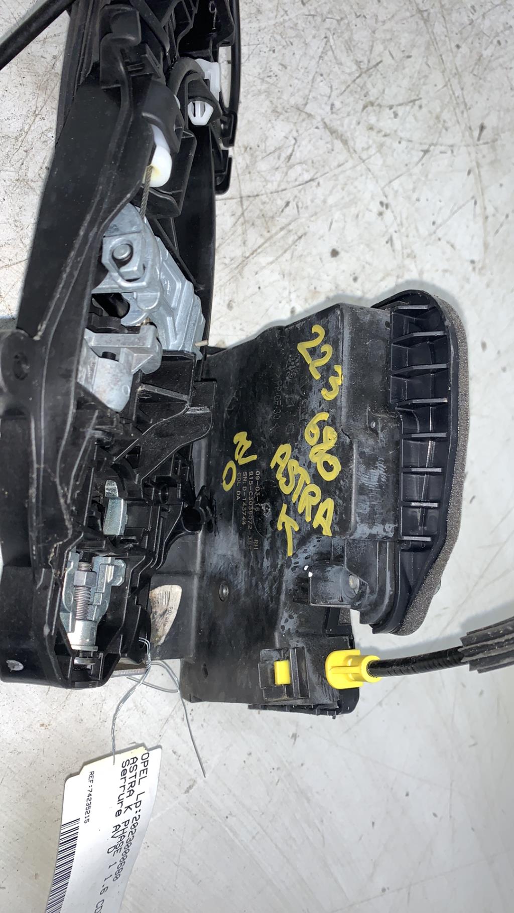 Serratura anteriore destra OPEL ASTRA K PHASE 1 Diésel - 1