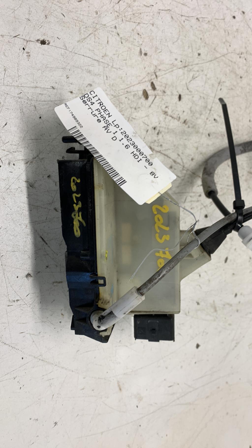 Serrure avant droit CITROEN DS4 PHASE 1 Diesel - 1