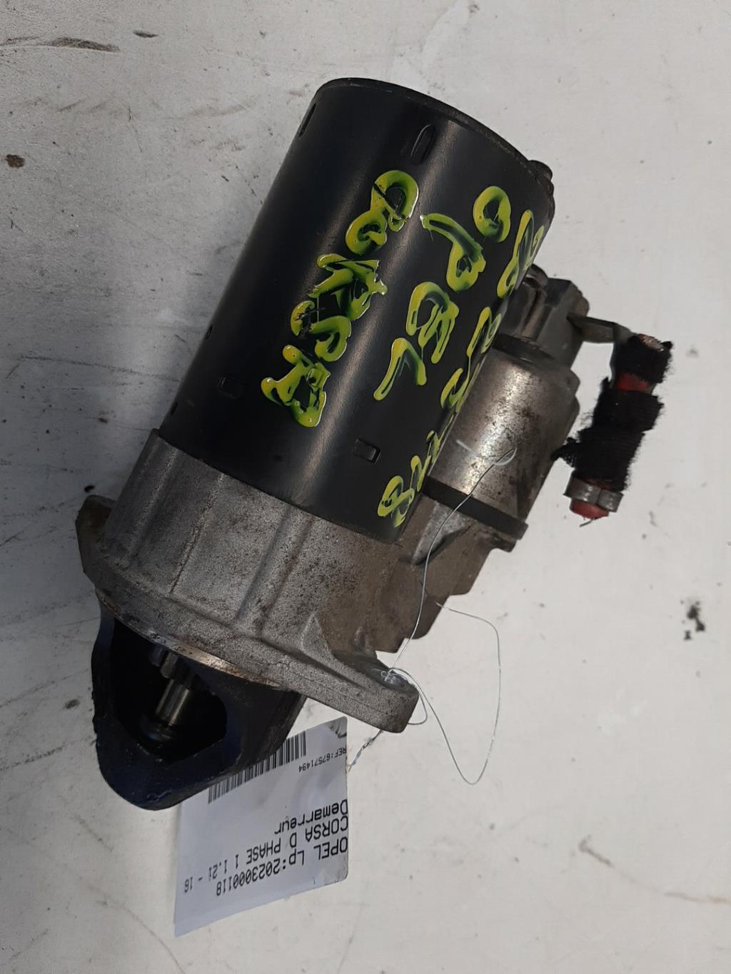 Motorino avviamento OPEL CORSA D PHASE 1 Gasolina - 1