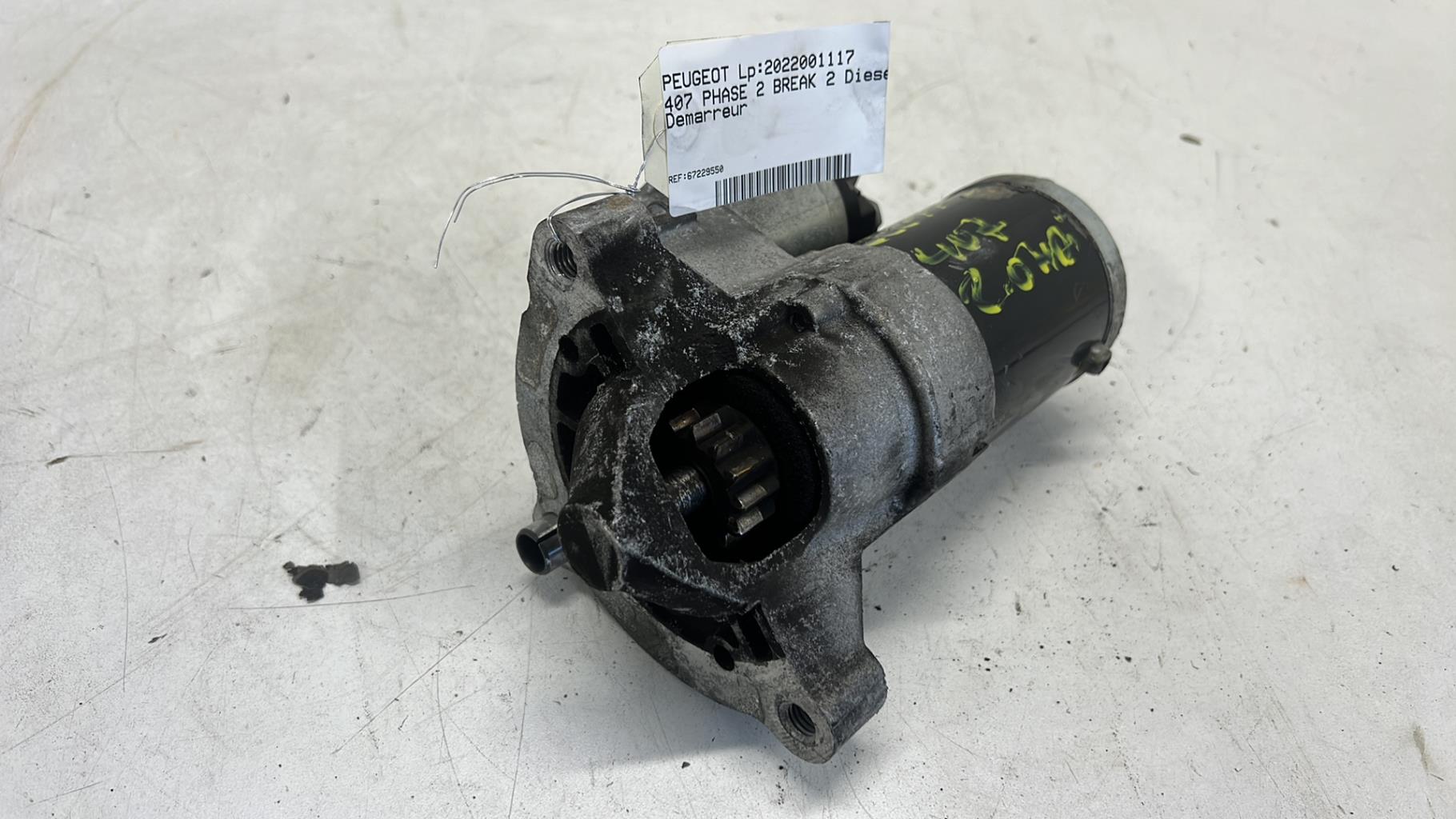 Motorino avviamento PEUGEOT 407 PHASE 2 BREAK Diésel - 1