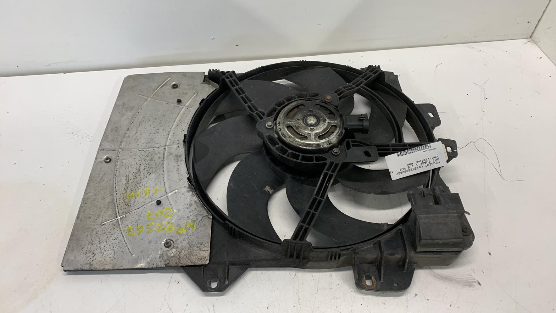 Ventilateur eau PEUGEOT 207 PHASE 1 Diesel - 1