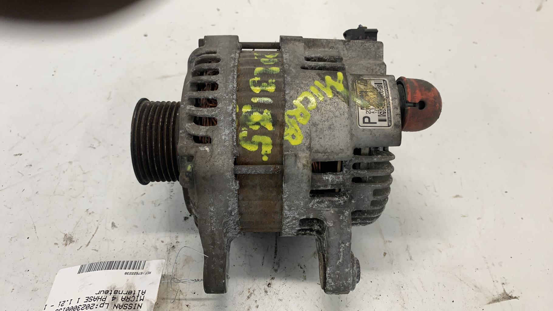 Alternatore NISSAN MICRA 4 PHASE 1 Gasolina - 1